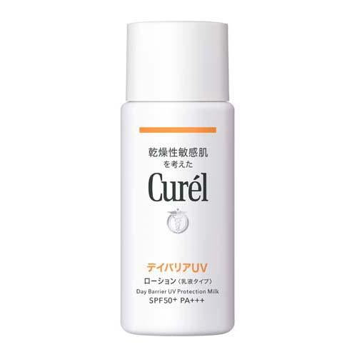 キュレル デイバリアUVローション　乳液タイプ　乾燥性敏感肌　セラミドケア Curel潤浸保濕防曬乳 /キュレル デイバリアUVローション SPF50+