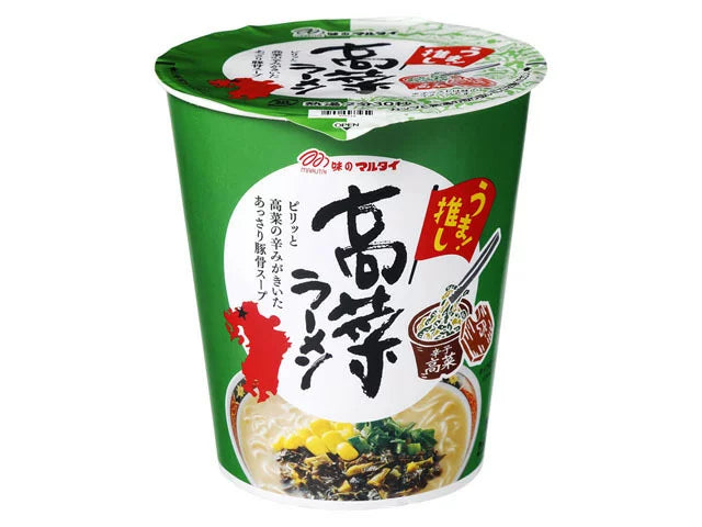 丸太博多高菜豚骨味杯麵/マルタイ高菜ラーメン62g