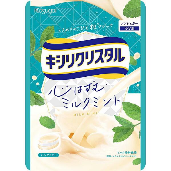春日井三星牛奶風味薄荷喉糖 /春日井製菓 キシリクリスタル　ミルクミントのど飴 71g