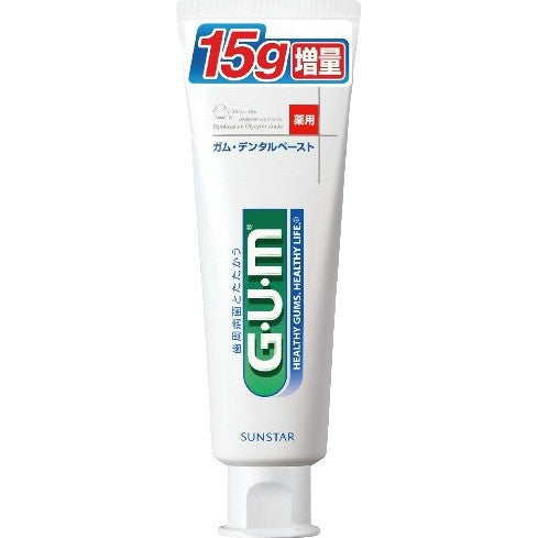 GUM牙周護理牙膏直立型 /ガム　デンタルペースト　スタンディング　15ｇ増量　135ｇ