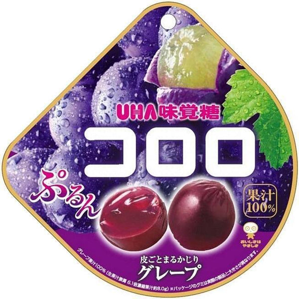 UHA味覺糖果汁軟糖 葡萄口味 /UHA味覚糖 コロロ グレープ 48g