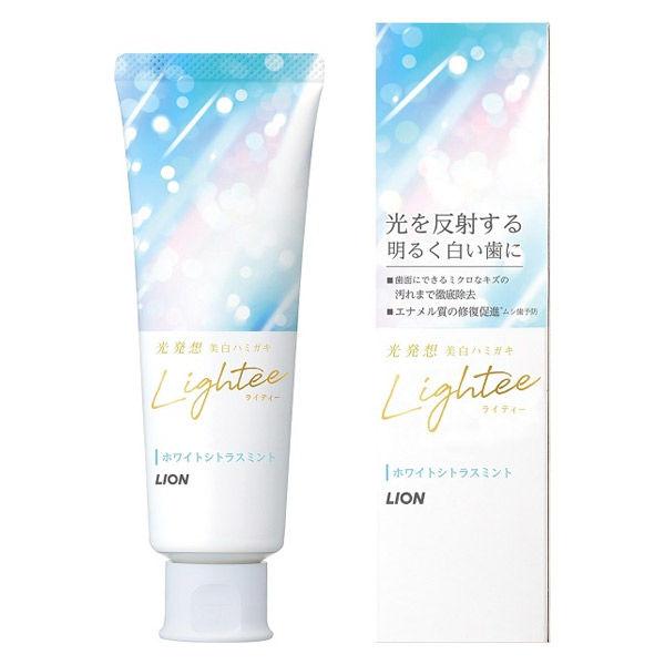 獅王 Lightee美白牙膏 白柑橘薄荷味 /ライティー ハミガキ ホワイトシトラスミント ( 100g )