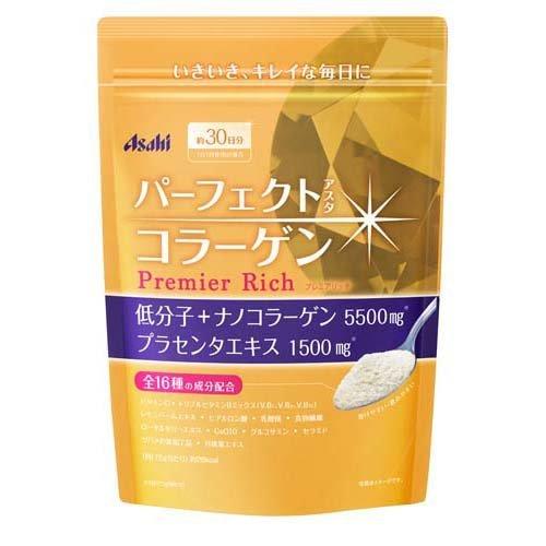 Asahi膠原蛋白粉 黃金尊爵版 /パーフェクトアスタコラーゲンプレミアリッチ  ２２８Ｇ