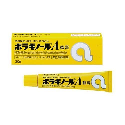 保能痔Borraginol A痔瘡軟膏 /ボラギノールA軟膏 20ｇ